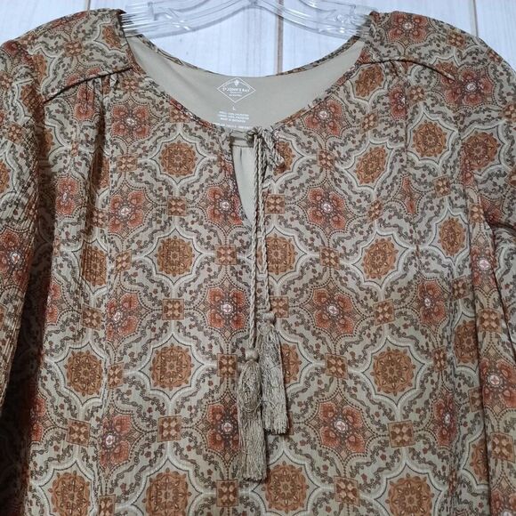 St John's Bay Blouse‎ Ladies Large Bohemian - Picture 3 of 8